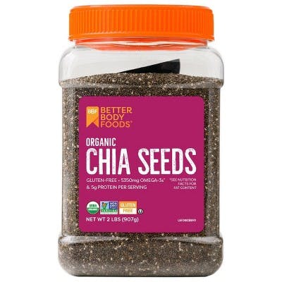 Betterbody Foods Organic Black Chia Seeds