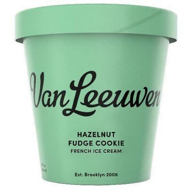 Van Leeuwen Hazelnut Fudge Cookie Ice Cream