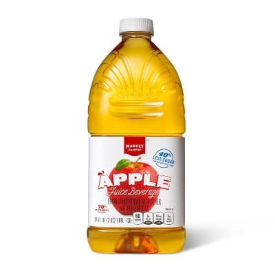 Reduced Sugar Apple Juice - Oz Bottle - Market Pantry&#8482;
