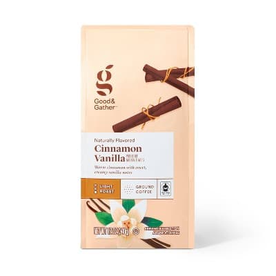 Naturally Flavored Cinnamon Vanilla Light Roast Ground Coffee - Good &#38; Gather&#8482;