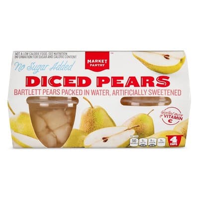 Diced Pear Cups - Market Pantry™