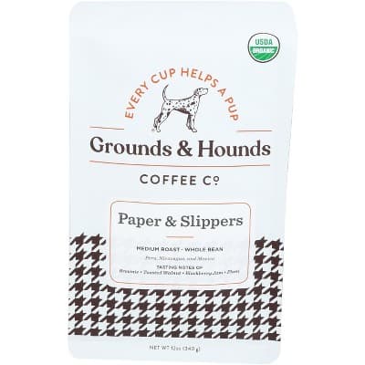 Grounds & Hounds Coffee Paper & Slippers Wb