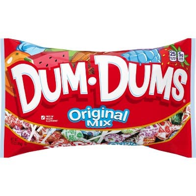 Dum Dums Original Mix Lollipops Candy &#8211;