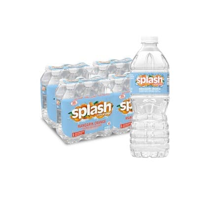 Splash Refresher Mandarin Orange Water Beverage - Bottles