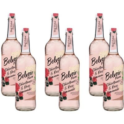 Belvoir Fruit Farms Elderflower And Rose Lemonade Sparkling Soft Drink