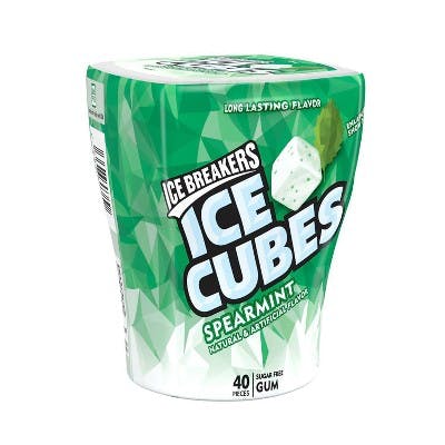 Is it Low FODMAP? Ice Breakers Ice Cubes Spearmint Sugar Free Gum