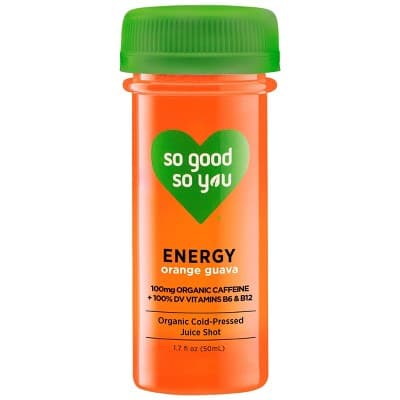 So Good So You Organic Energy Orange Guava Cold-Pressed Juice Shot