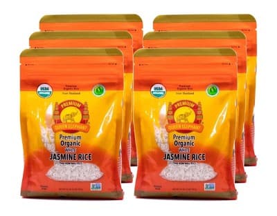 Queen Elephant Organic White Jasmine Rice -  B