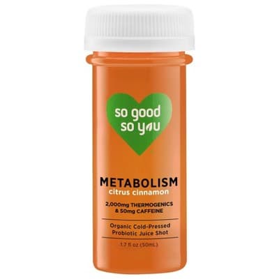 So Good So You Metabolism Citrus Cinnamon Probiotic Shot