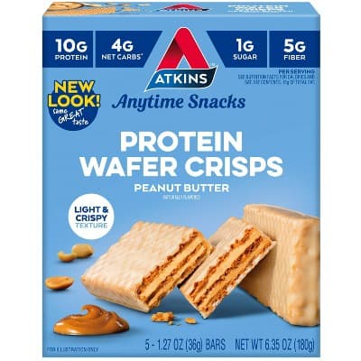Atkins Peanut Butter Protein Wafer Crisps