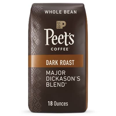 Peet'S Coffee Dark Roast Major Dickason'S Blend Whole Bean