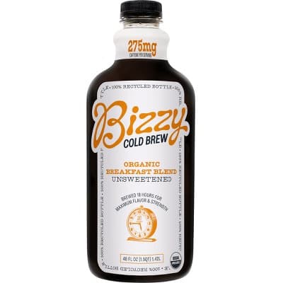 Bizzy Organic Breakfast Blend Cold Brew Unsweetened