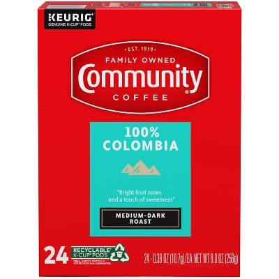 Community Coffee Colombian Altura Medium Roast Coffee - Single Serve