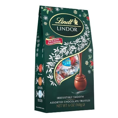 Lindor Holiday Assorted Milk Chocolate Truffles