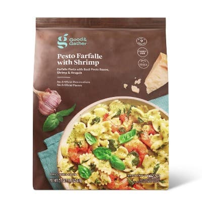  Farfalle With Shrimp, Arugula, And Basil Pesto - Good &#38; Gather&#8482;