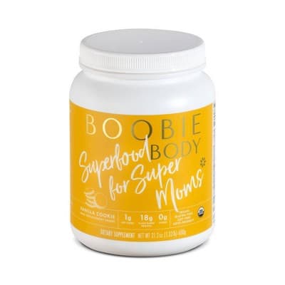 Boobie Body Superfood For Super Moms Vanilla Cookie Meal Replacement Shake
