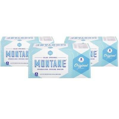 Montane Sparkling Spring Water Original Unflavored