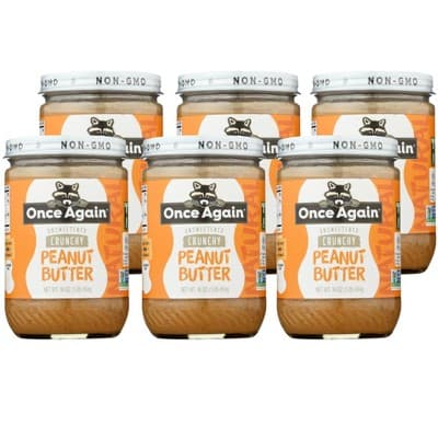 Once Again Natural Unsweetened Crunchy Peanut Butter