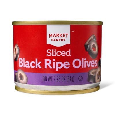 Sliced Ripe Black Olives - Market Pantry&#8482;