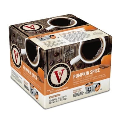 Victor Allen'S Coffee Pumpkin Spice Flavored Single Serve Coffee