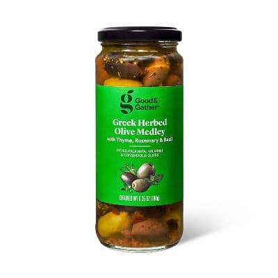 Good & Gather Greek Herbed Olive Medley With Thyme, Rosemary & Basil
