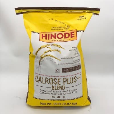 Hinode Plus Blend Medium Grain Calrose White Rice