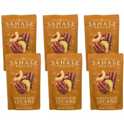 Sahale Snacks Banana Rum Pecans Glazed Mix