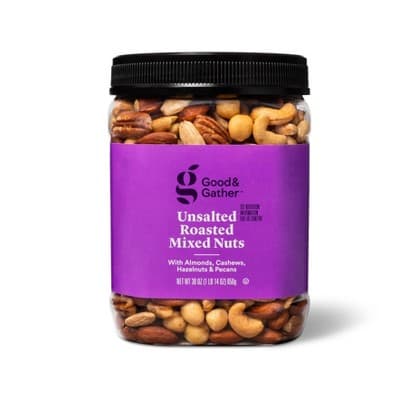 Unsalted Roasted Mixed Nuts - Good &#38; Gather&#8482;