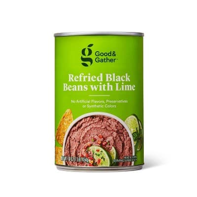 Refried Black Beans With Lime - Good &#38; Gather&#8482;