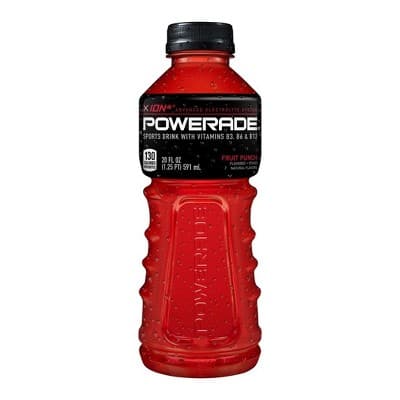 Powerade Electrolyte Enhanced Sports Drinks, Fruit Punch