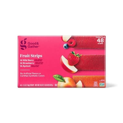 Strawberry, Apricot And Wildberry Fruit Strips Variety Pack  Good &#38; Gather&#8482;