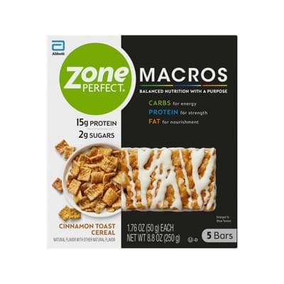 Zoneperfect Cinnamon Toast Cereal Macros