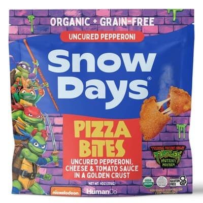 Snow Days Pepperoni  Gluten Free Organic Pizza Bites