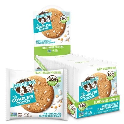 Lenny & Larry'S Complete Vegan Cookie - White Chocolate Macadamia