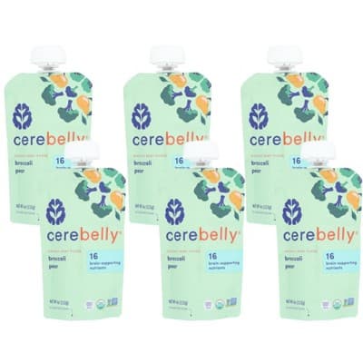 Cerebelly Organic Baby Puree Broccoli Pear
