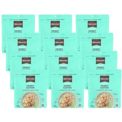 Woodstock Organic Coconut Clusters With Pumpkin Seeds, Quinoa & Flax Seeds