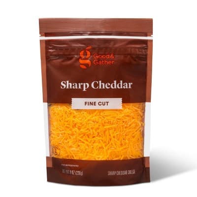 Fine Cut Sharp Cheddar Cheese - Good &#38; Gather&#8482;