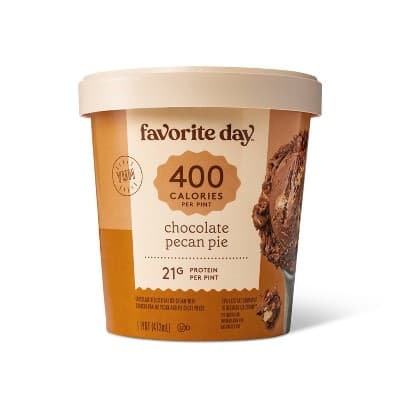 Reduced Fat Chocolate Pecan Pie Ice Cream - Favorite Day&#8482;