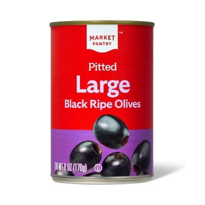 Large Pitted Black Olives - Market Pantry&#8482;