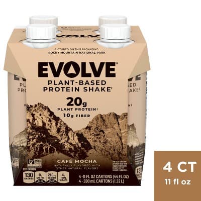 Evolve Plant Based Protein Shake - Mocha 