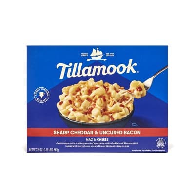 Tillamook Sharp Cheddar And Bacon Mac & Cheese
