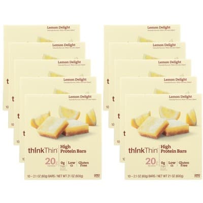 Think!Thin Lemon Delight High-Protein Bars - 10 Bars