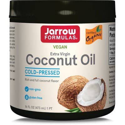 Jarrow Formulas, Inc. Vegan Extra Virgin Coconut Oil Oz Solid Oil