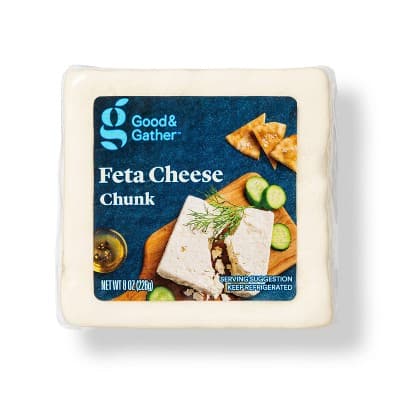 Feta Cheese Chunk - Good &#38; Gather&#8482;