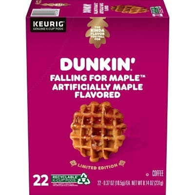 Dunkin Falling For Maple Medium Roast Coffee - Keurig K