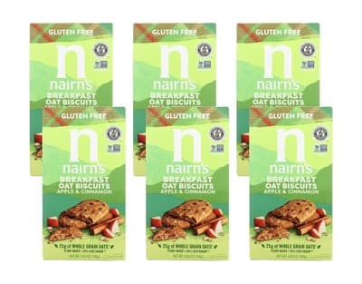 Nairn'S Gluten Free Apple & Cinnamon Breakfast Oat Biscuits