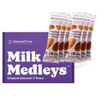 Milk Medleys Original Almonds 'N' Dates - (Set Of 6) By Almond Cow