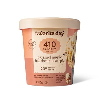 Reduced Fat Caramel Maple Bourbon Pecan Pie Ice Cream - Favorite Day™