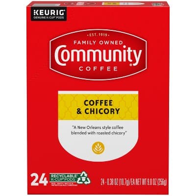 Community Coffee Coffee &#38; Chicory Medium Roast Coffee - Single Serve