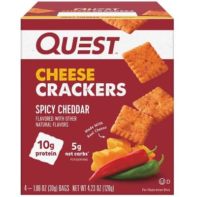 Quest Nutrition Crackers - Spicy Cheddar